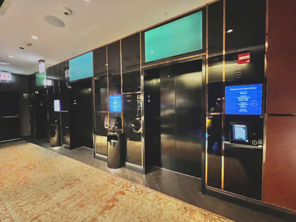 Hotel EMC2 Autograph Collection elevators