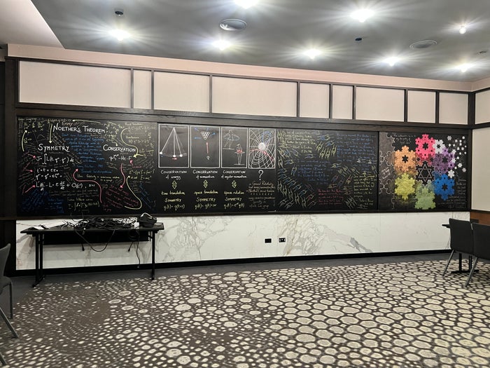 Hotel EMC2 Autograph Collection physics board Hotel EMC2 Autograph Collection physics board