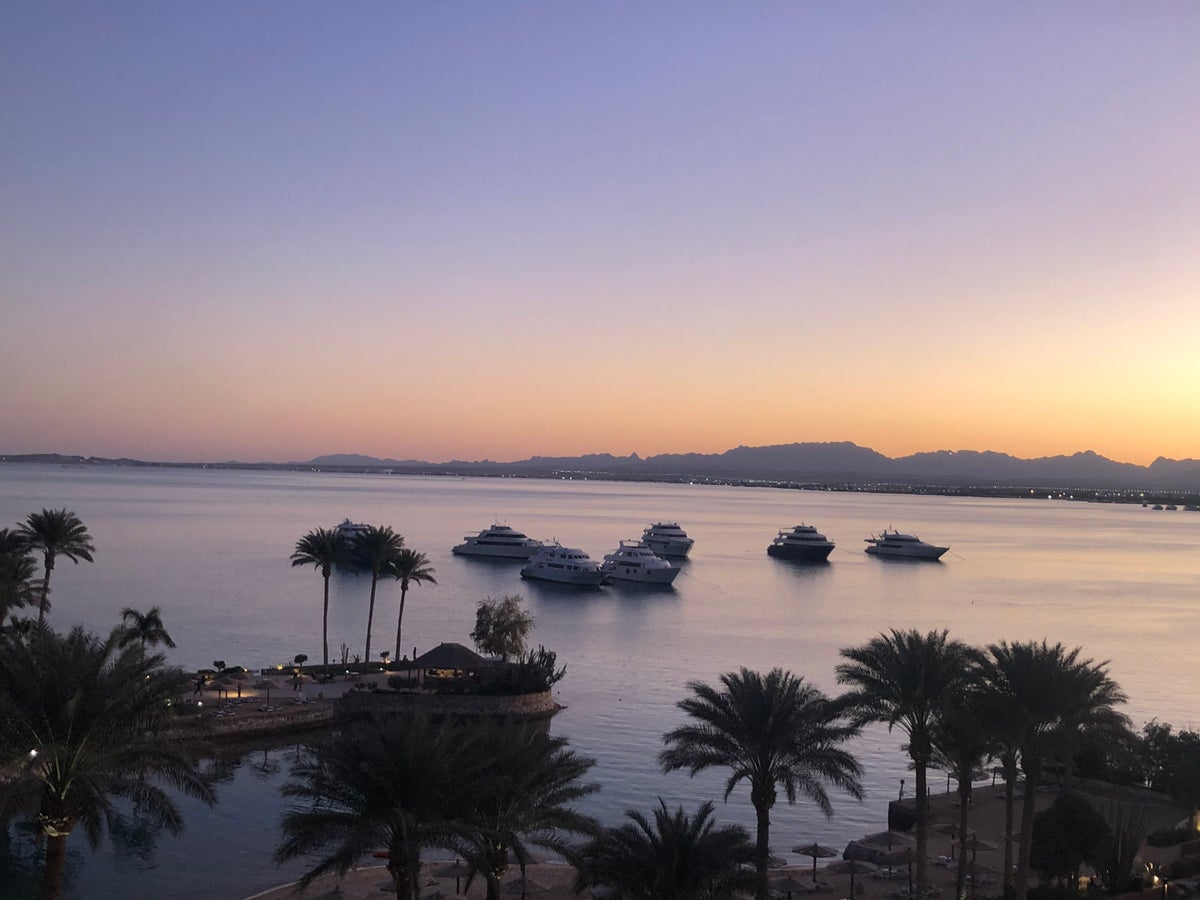 Hurghada Marriott Beach Resort sunset