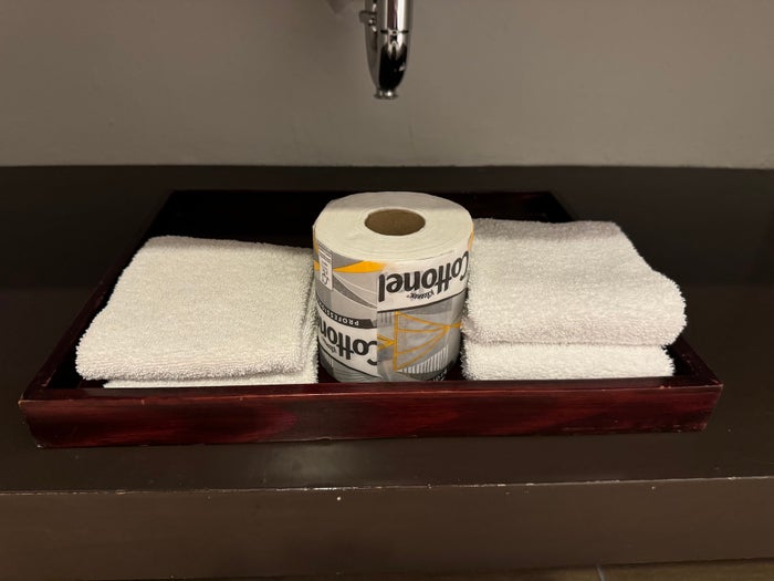 Hyatt Regency Merida half bathroom towels toilet paper Hyatt Regency Merida half bathroom towels toilet paper