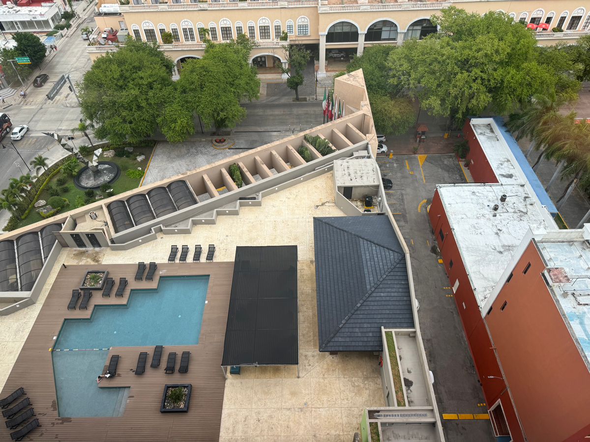 Hyatt Regency Merida pool overhead view