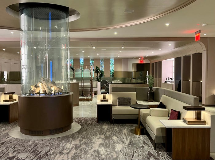 Inside the Chelsea Lounge at New York JFK Terminal 8 Inside the Chelsea Lounge at New York JFK Terminal 8