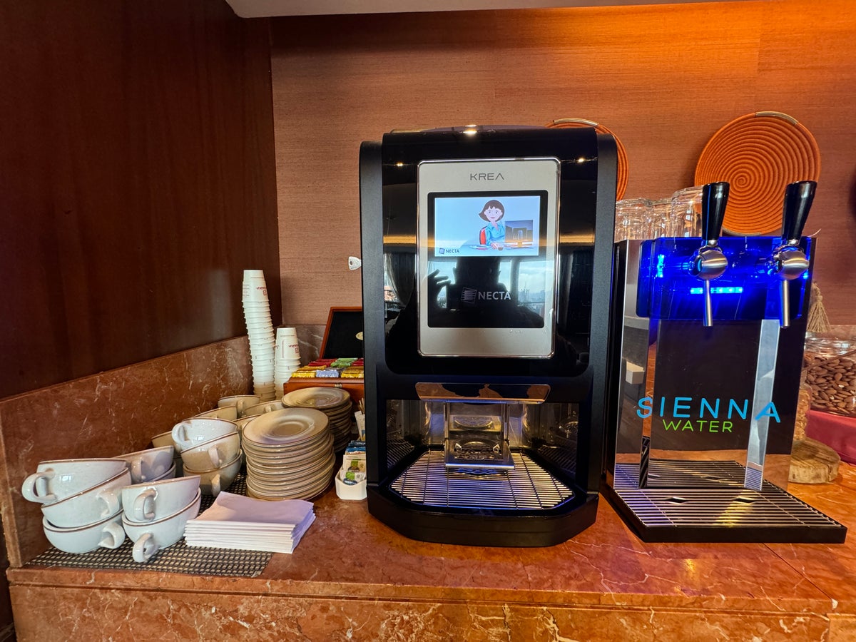 JW Marriott Bogota Executive Lounge Coffee machine 