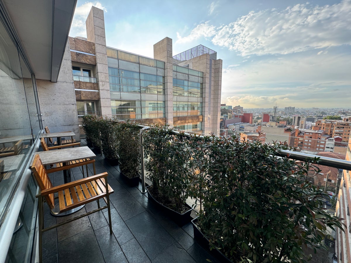 JW Marriott Bogota Executive Lounge Outdoor terrace 