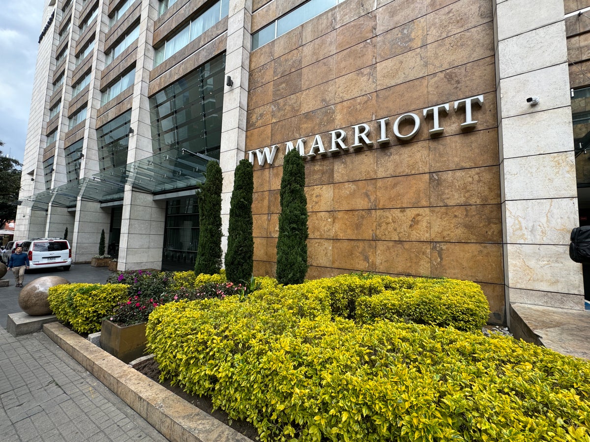 JW Marriott Bogota Sign Angle