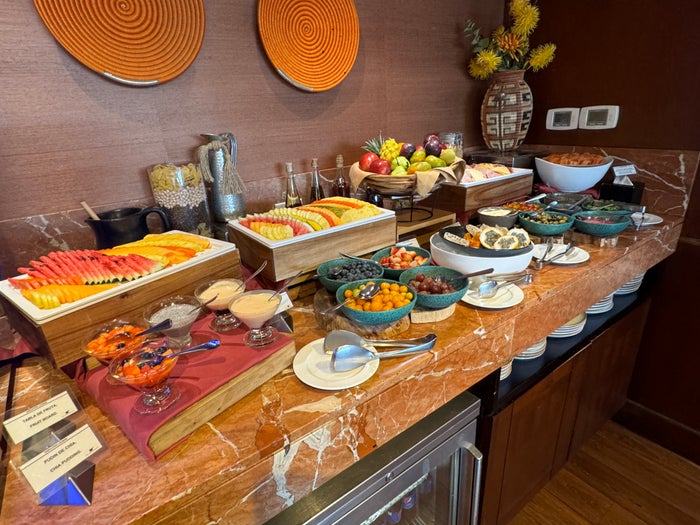 JW Marriott Bogota executive lounge fruit JW Marriott Bogota executive lounge fruit