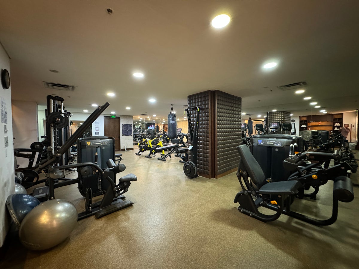 JW Marriott Bogota fitness center view 