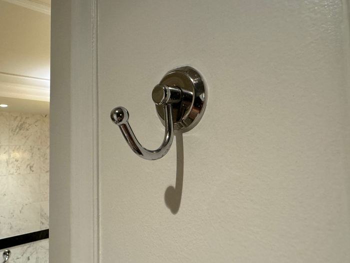 JW Marriott Hotel Rio de Janeiro bathroom towel hook JW Marriott Hotel Rio de Janeiro bathroom towel hook