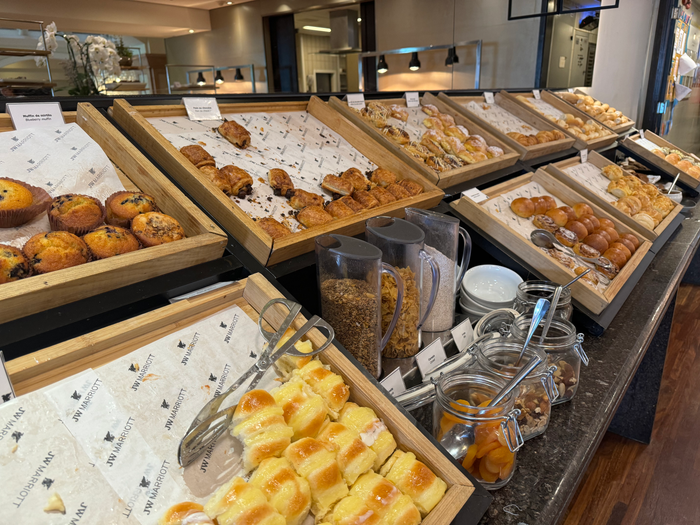 JW Marriott Hotel Rio de Janeiro breakfast pastries JW Marriott Hotel Rio de Janeiro breakfast pastries