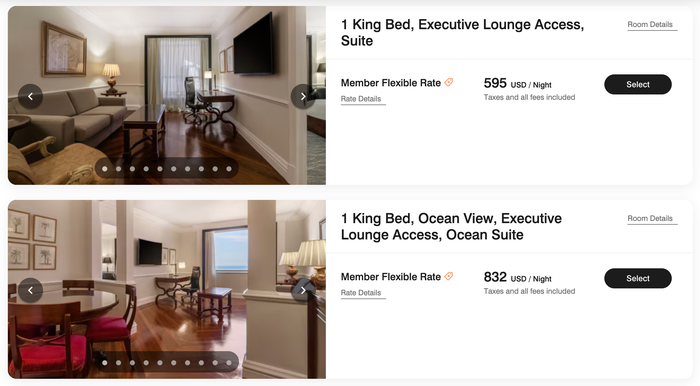 JW Marriott Hotel Rio de Janeiro cash rate suites JW Marriott Hotel Rio de Janeiro cash rate suites