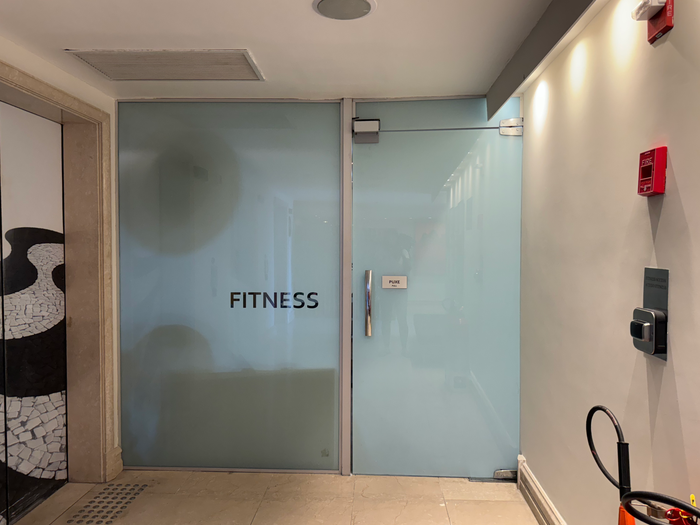 JW Marriott Hotel Rio de Janeiro gym hallway door JW Marriott Hotel Rio de Janeiro gym hallway door