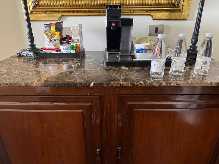 JW Marriott Hotel Rio de Janeiro living room minibar JW Marriott Hotel Rio de Janeiro living room minibar