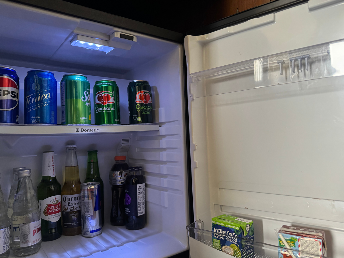 JW Marriott Hotel Rio de Janeiro living room minifridge