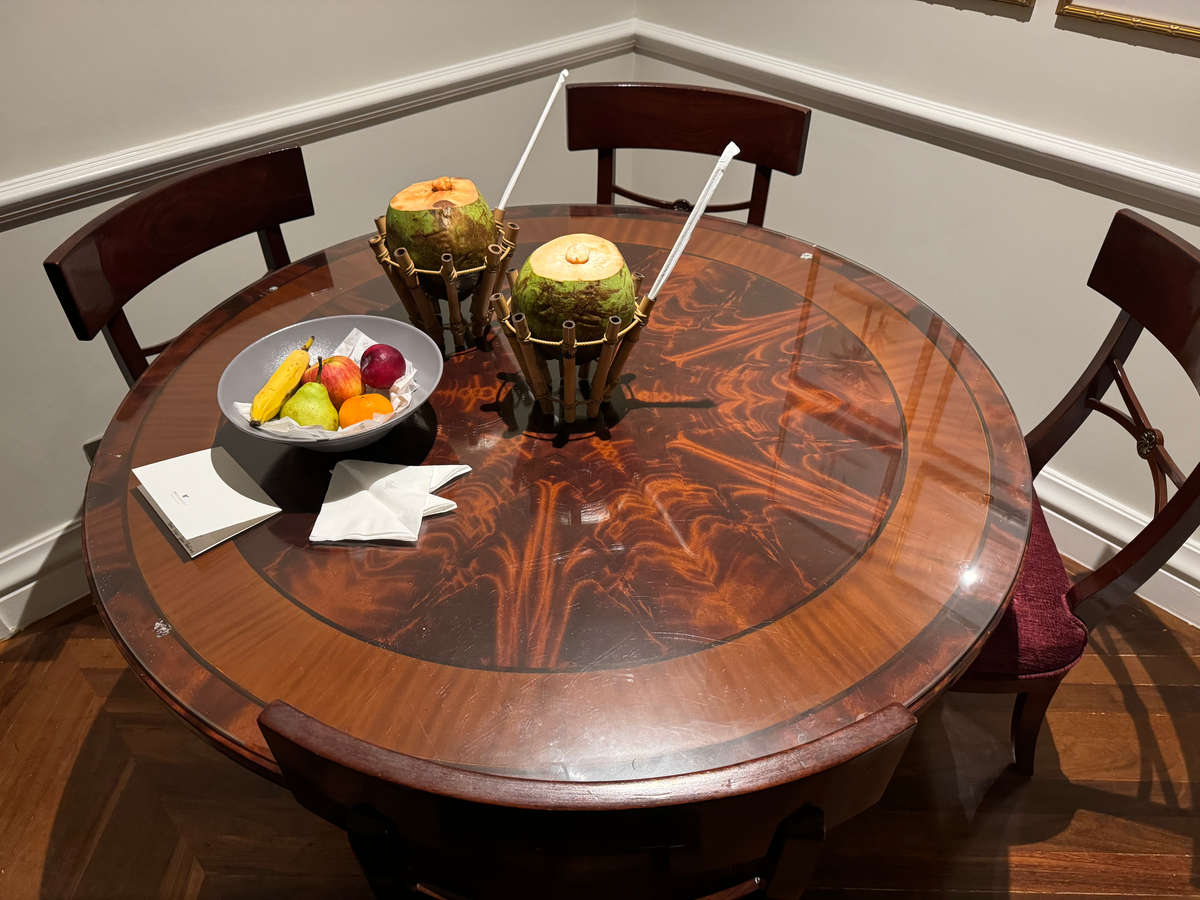 JW Marriott Hotel Rio de Janeiro living room table