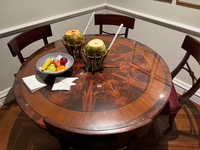 JW Marriott Hotel Rio de Janeiro living room table JW Marriott Hotel Rio de Janeiro living room table