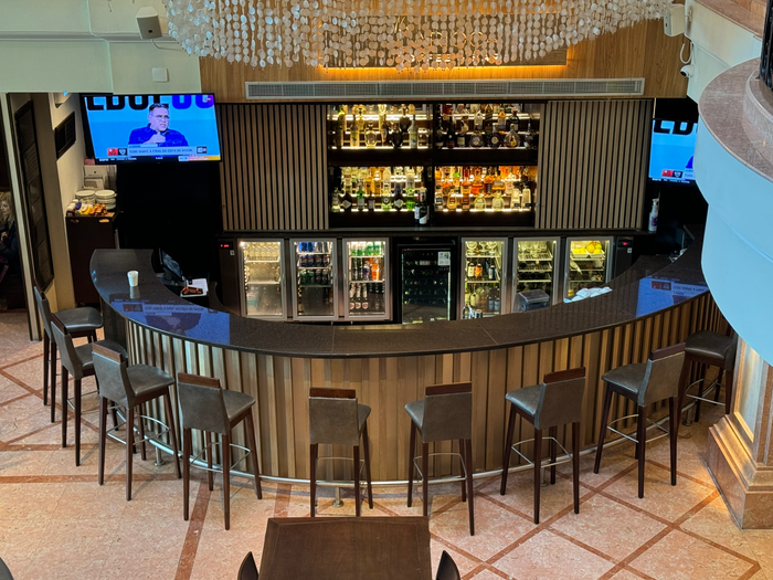 JW Marriott Hotel Rio de Janeiro lobby bar aerial view JW Marriott Hotel Rio de Janeiro lobby bar aerial view