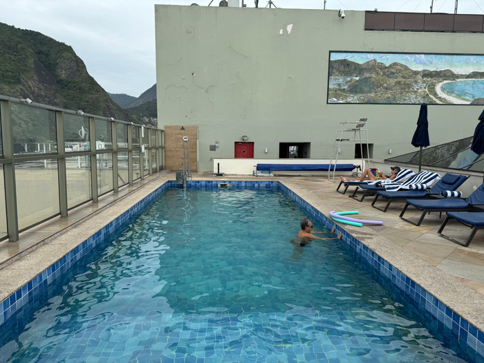 JW Marriott Hotel Rio de Janeiro rooftop pool front view JW Marriott Hotel Rio de Janeiro rooftop pool front view