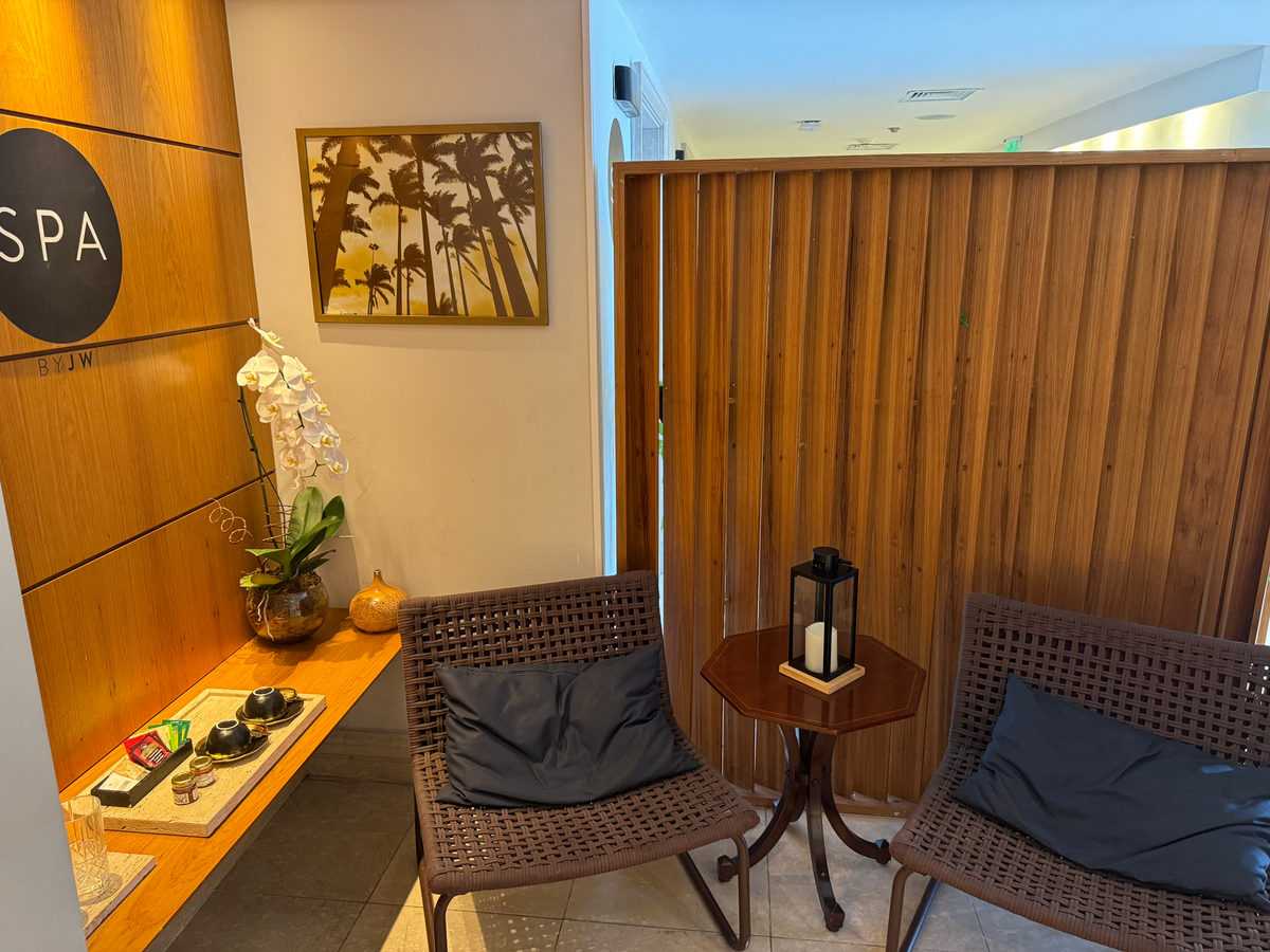 JW Marriott Hotel Rio de Janeiro spa waiting area