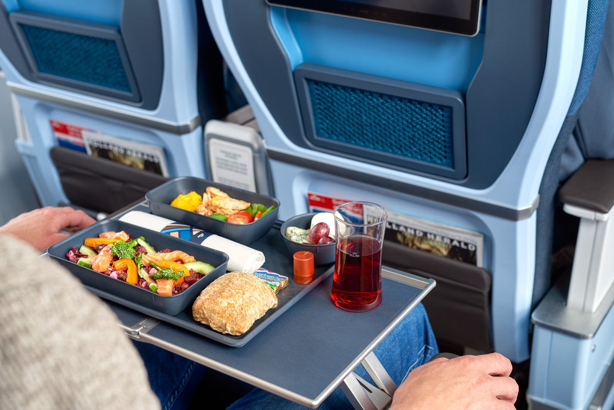 KLM Premium Economy Meal