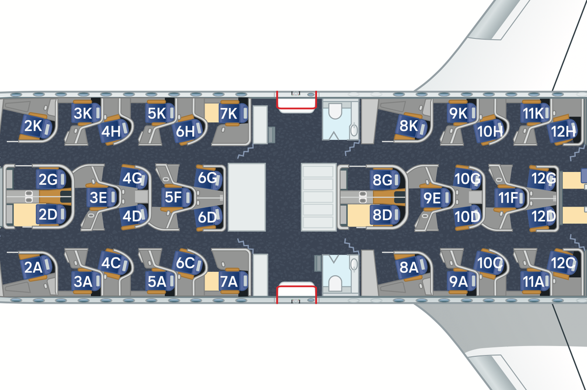 Lufthansa A350 Allegris Business Class Cabin