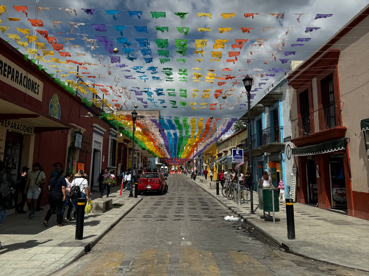 Oaxaca de Juarez city in Mexico