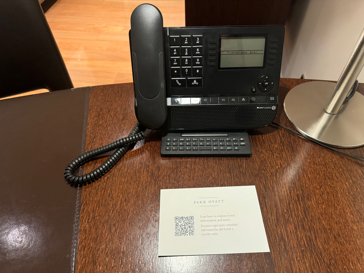 Palacio Duhau Park Hyatt Buenos Aires room phone