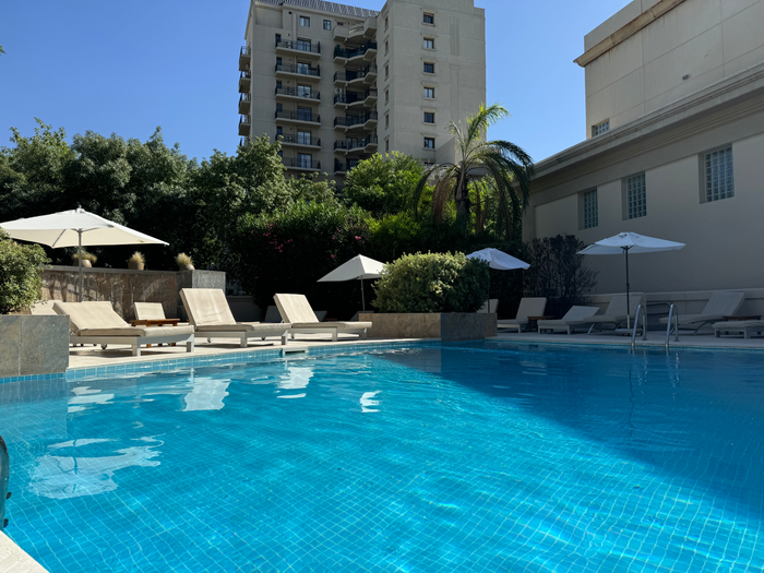 Park Hyatt Mendoza pool lounge chairs