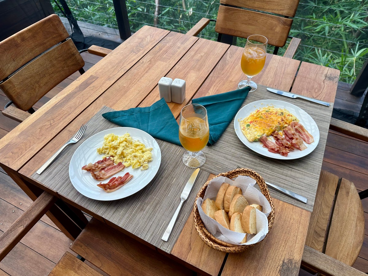 Secret Bay Villa Breakfast 