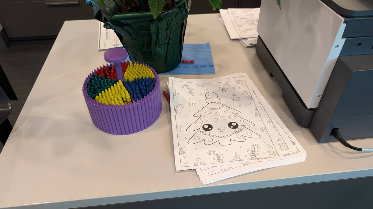 The Club MCO Terminal A check in desk coloring pages