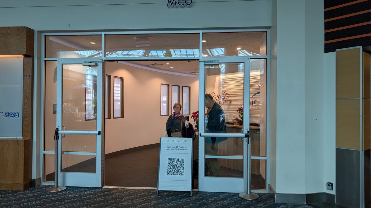 The Club MCO Terminal A entrance