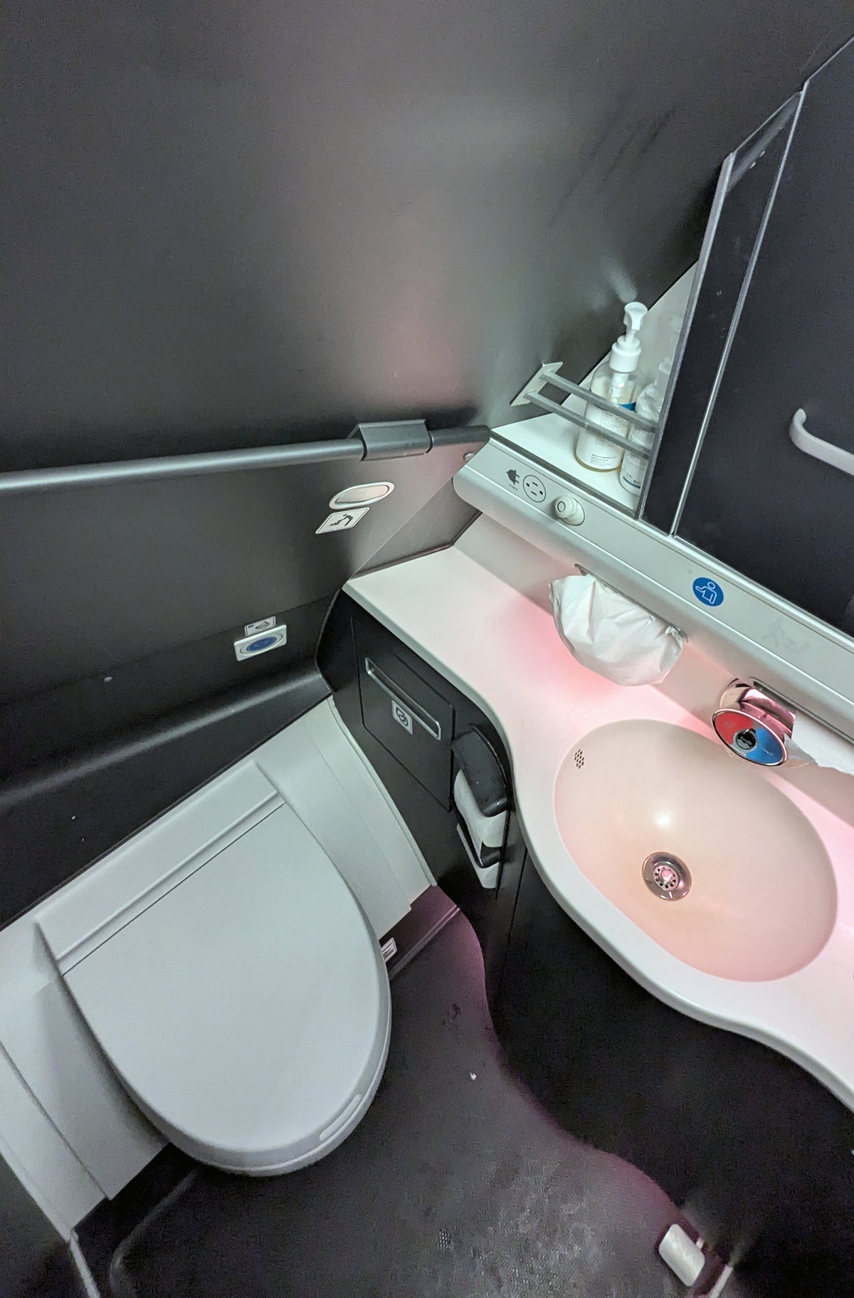 Virgin Atlantic A330 900 Business Class Bathroom