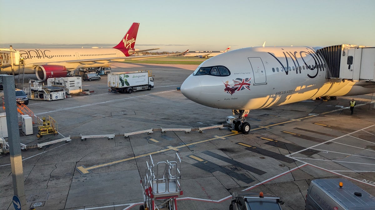 Virgin Atlantic A330 900 Docked LHR