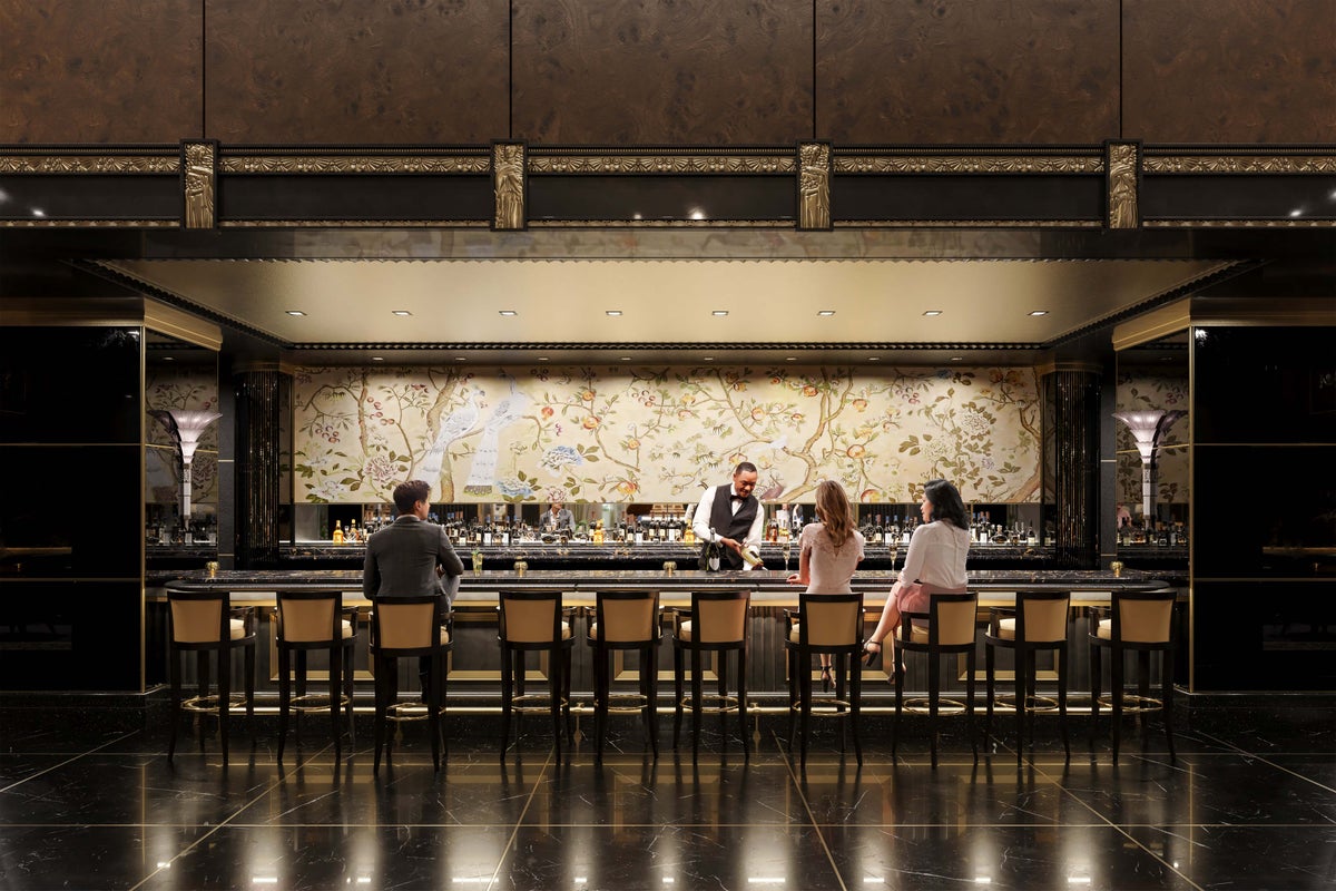 Waldorf Astoria New York Lobby Bar Credit Noë & Associates Courtesy The Boundary