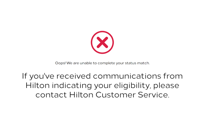 Hilton Delta Status Match nix Hilton Delta Status Match nix