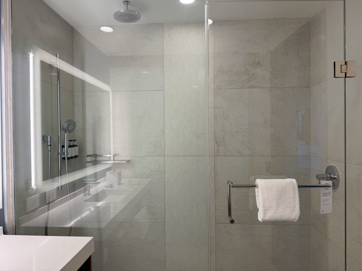 AC Hotel by Marriott Maui Wailea King Ocean View Suite bathroom shower box