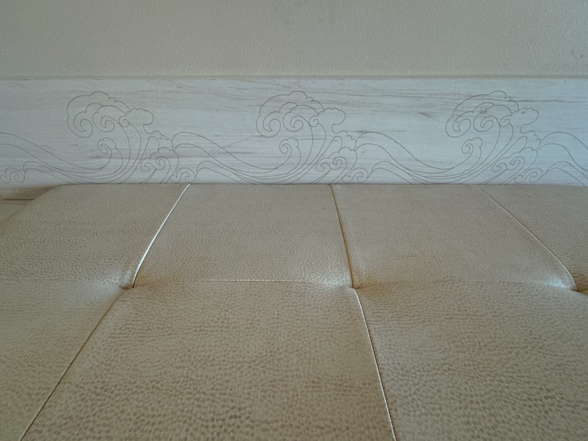 AC Hotel by Marriott Maui Wailea King Ocean View Suite bedroom patterns