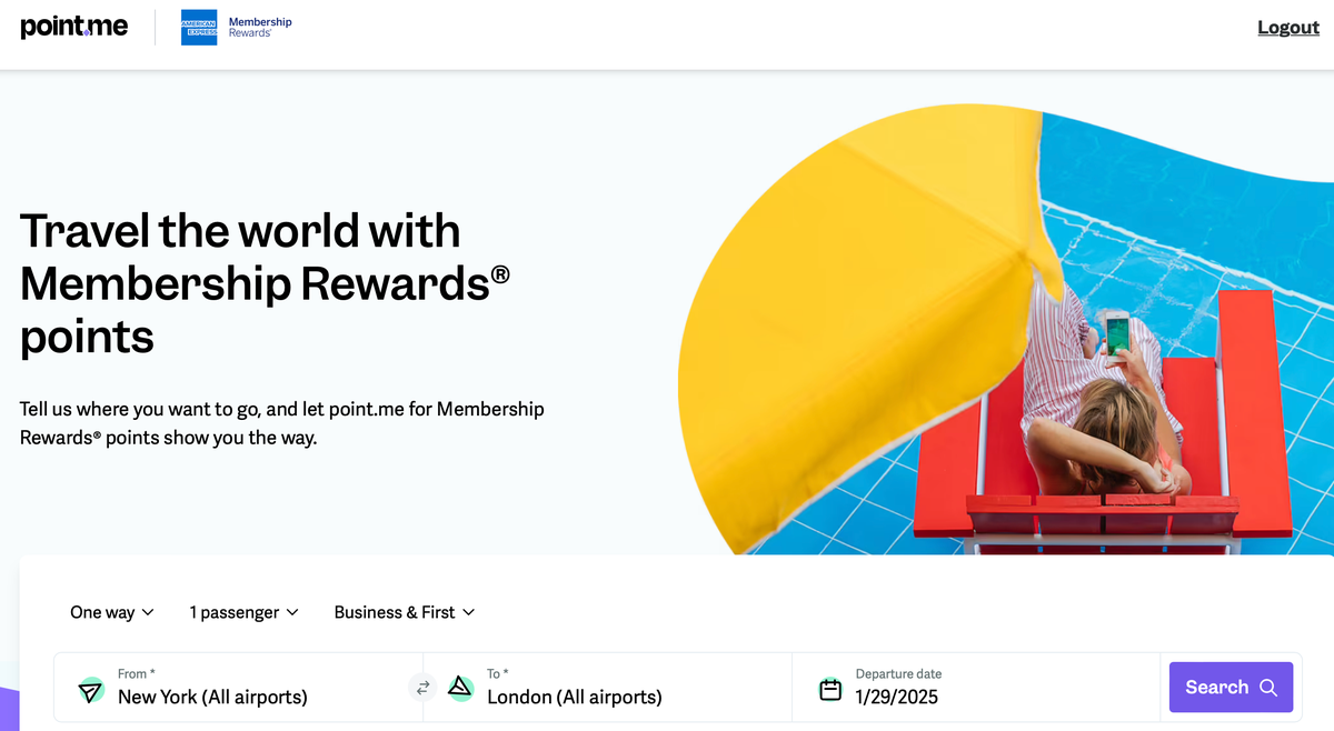 Amex point.me partnership