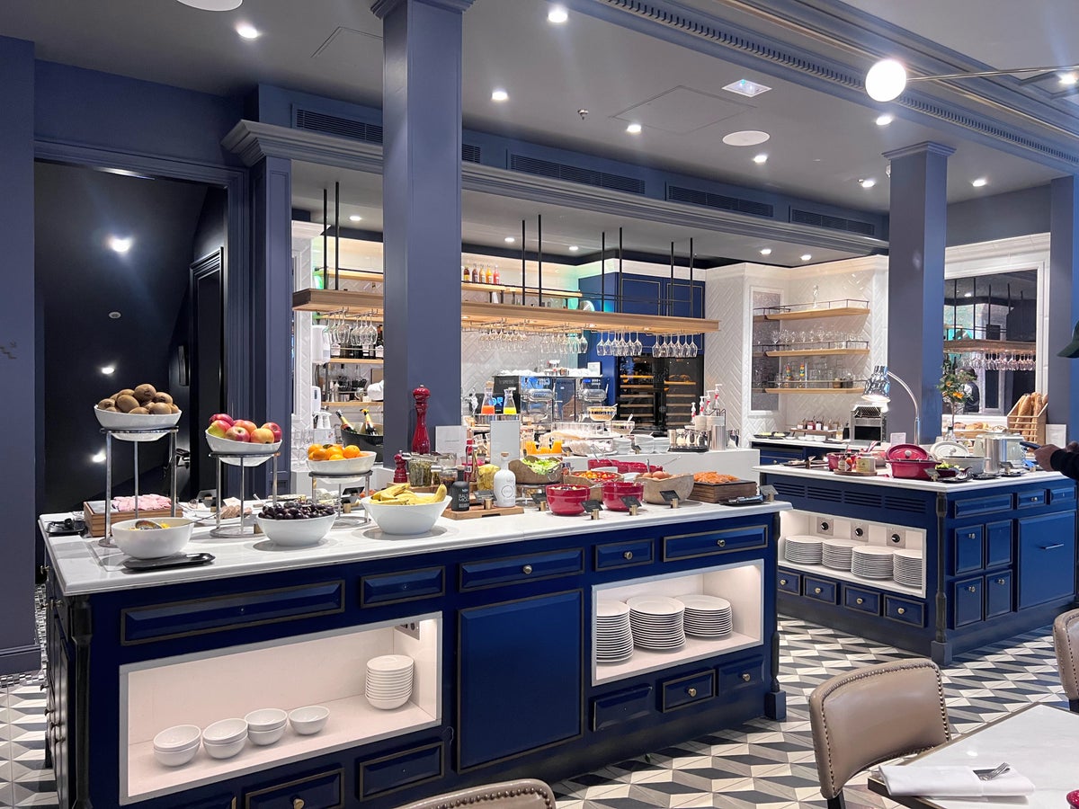 Breakfast buffet at Brasserie du Louvre Bocuse