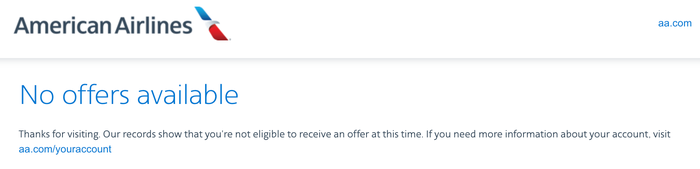 Buy American Airlines AAdvantage status no offer 2025