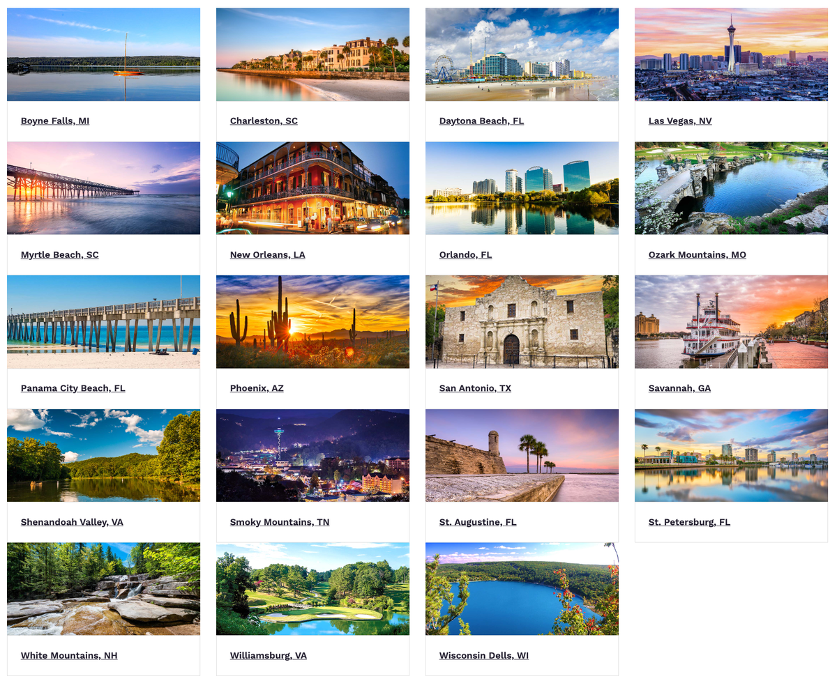 Choice Privileges Bluegreen timeshare destinations 2025