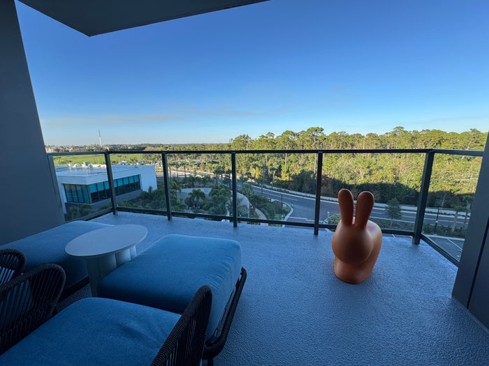 Conrad Orlando balcony Conrad Orlando balcony