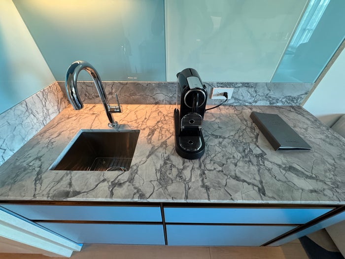 Conrad Orlando coffee machine and sink room Conrad Orlando coffee machine and sink room