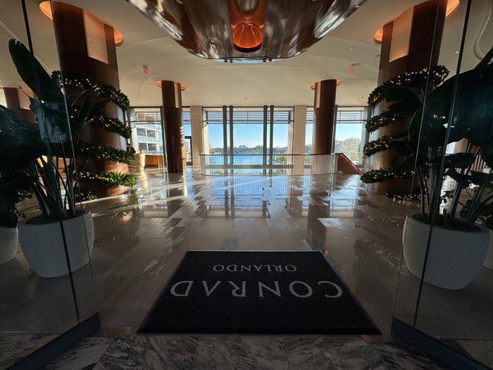 Conrad Orlando main entrance Conrad Orlando main entrance