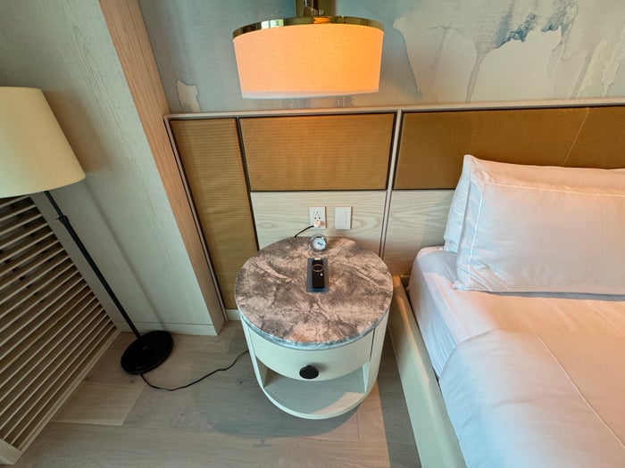 Conrad Orlando nightstand and outlets and lights Conrad Orlando nightstand and outlets and lights