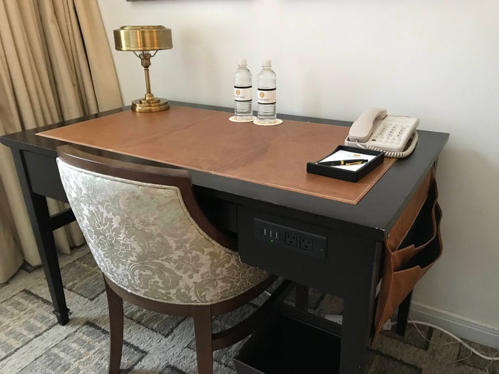 Desk in the Driskill room 609 Desk in the Driskill room 609
