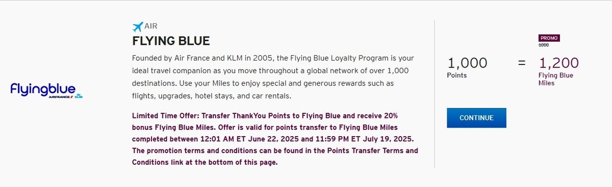 Flying Blue Citi Bonus 062225