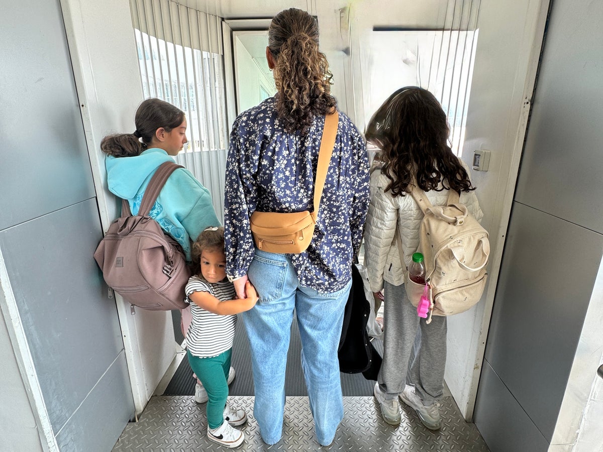 Girl gang boarding flight