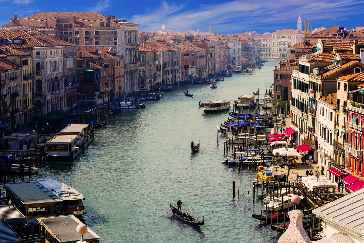 Boats on an Italian canal