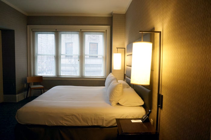 Hotel AKA Rittenhouse Square Philadelphia Suite 303 entering bedroom Hotel AKA Rittenhouse Square Philadelphia Suite 303 entering bedroom