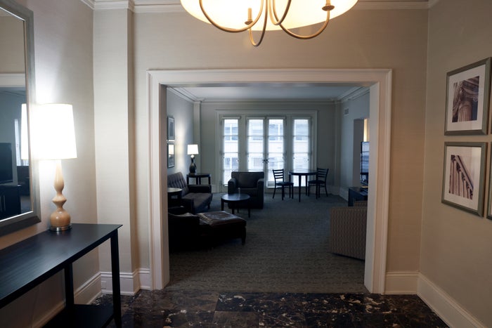 Hotel AKA Rittenhouse Square Philadelphia Suite 303 foyer Hotel AKA Rittenhouse Square Philadelphia Suite 303 foyer